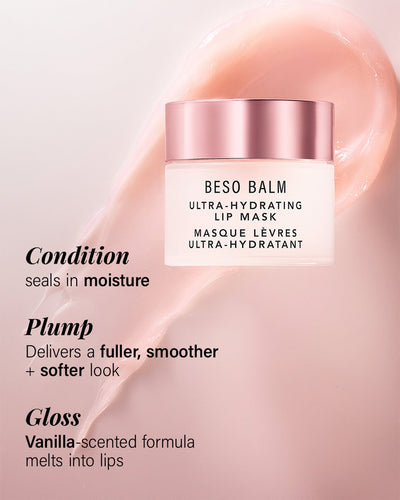 hydrating overnight lip mask - lip conditioner, lip plumper, lip gloss