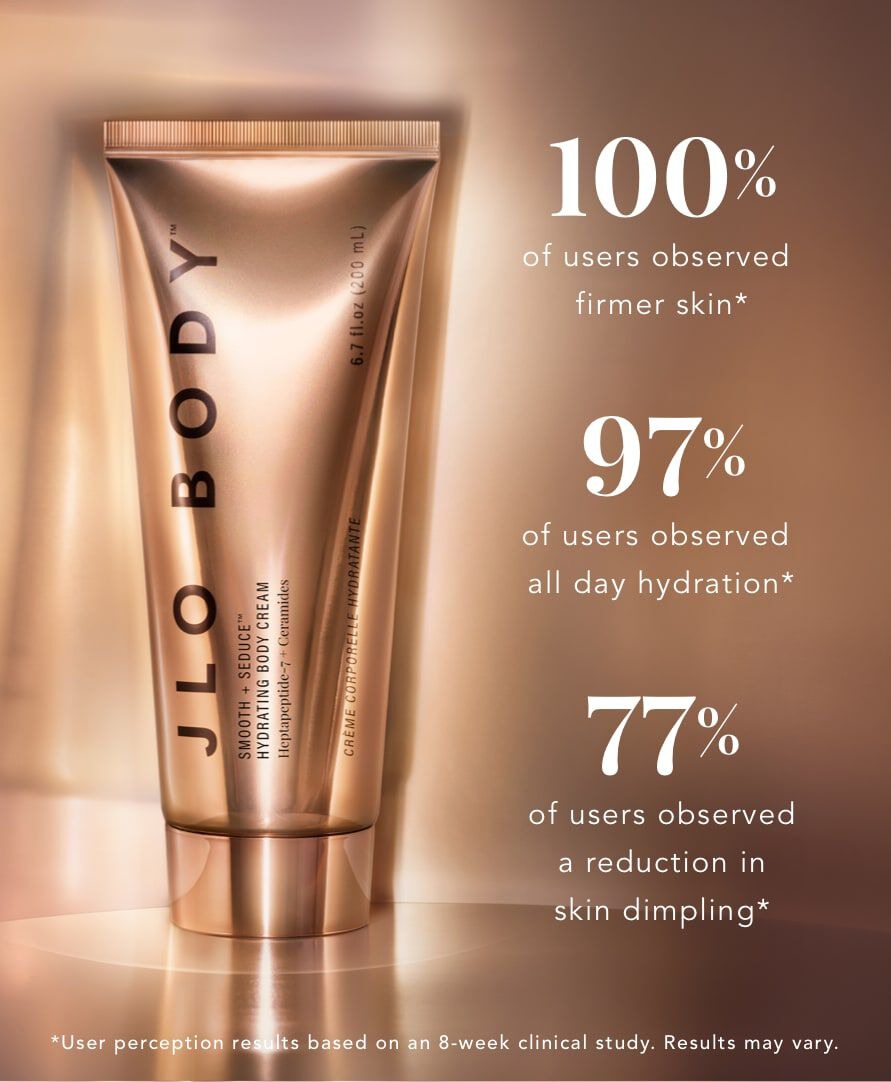 body firming cream benefits - firmer skin, hydrated skin, reduced skin dimpling