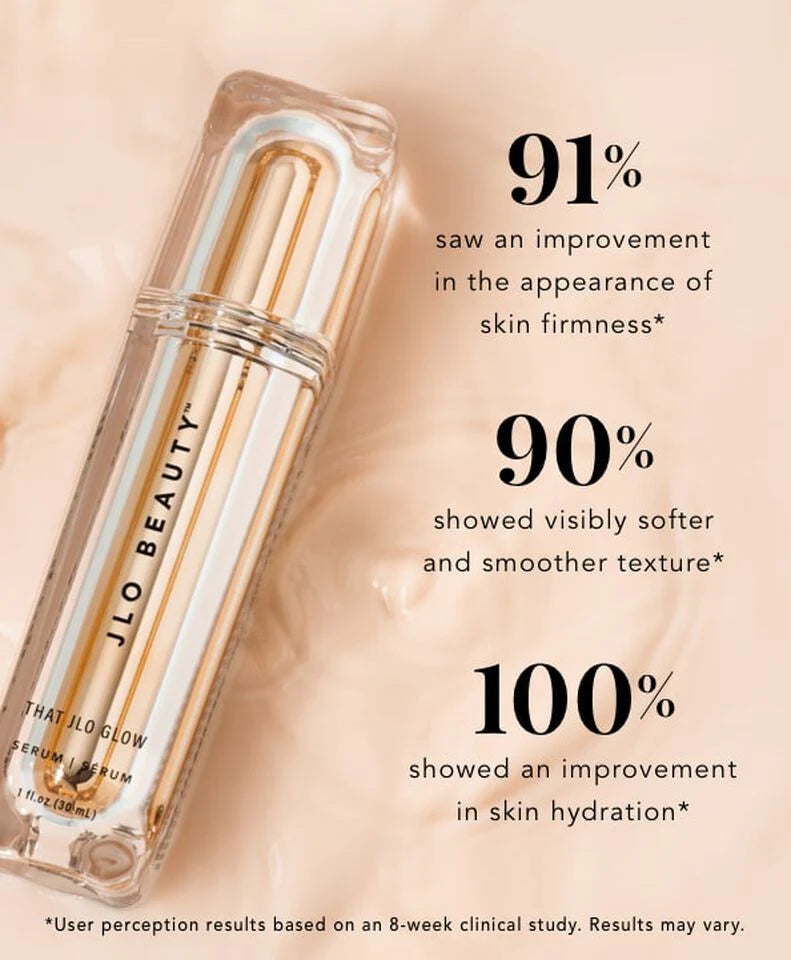 brightening serum 8 week study results - skin firmness, softer smoother texture, skin hydration