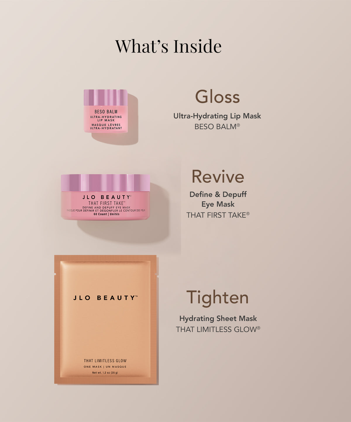 Glow Boosting Mask Trio