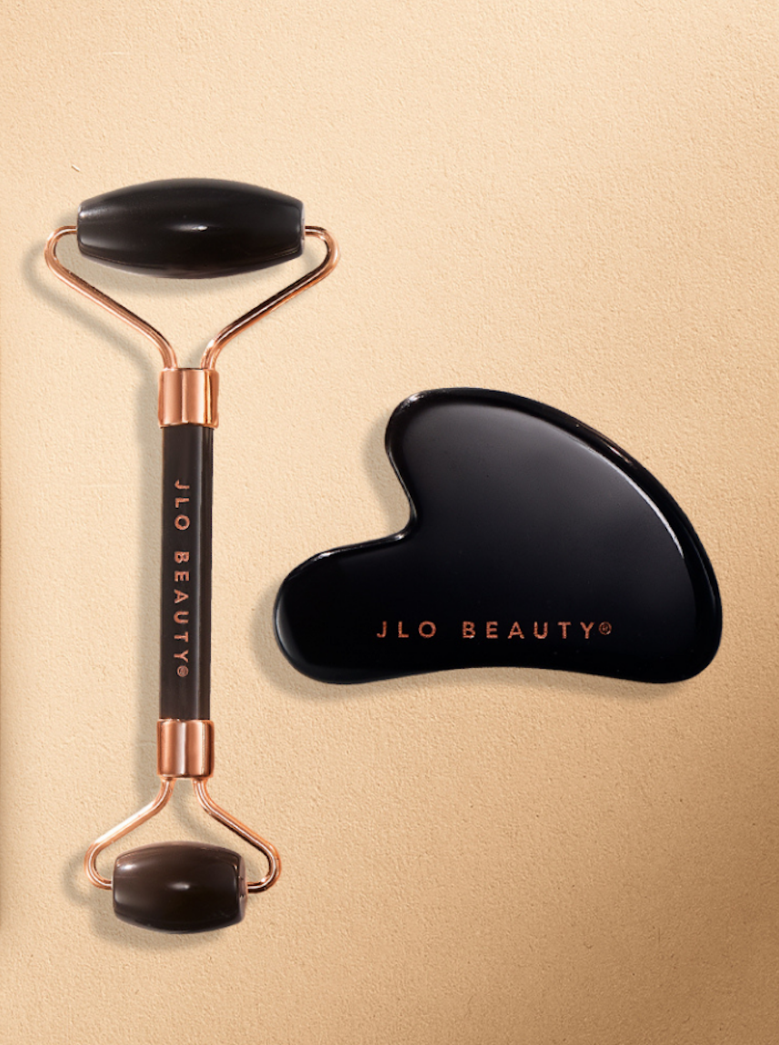 Black Jade Roller + Gua Sha Tool